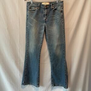 LEVI'S 519 Jeans Juniors Size 13M Short Low Stretch Flare Denim (34x29)